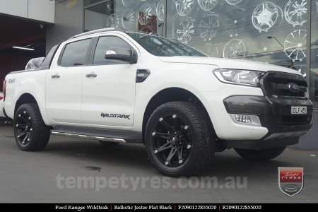 20x9.0 Ballistic Jester on FORD RANGER WILDTRAK