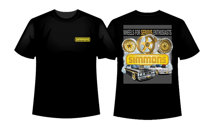 T-Shirt - BLACK SIMMONS