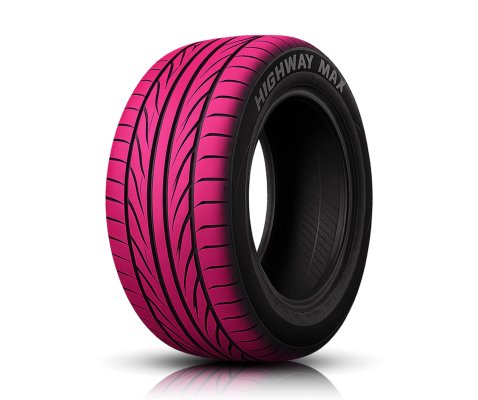 HIGHWAY MAX 205/65R15 HOT PINK SMOKE (M9)X