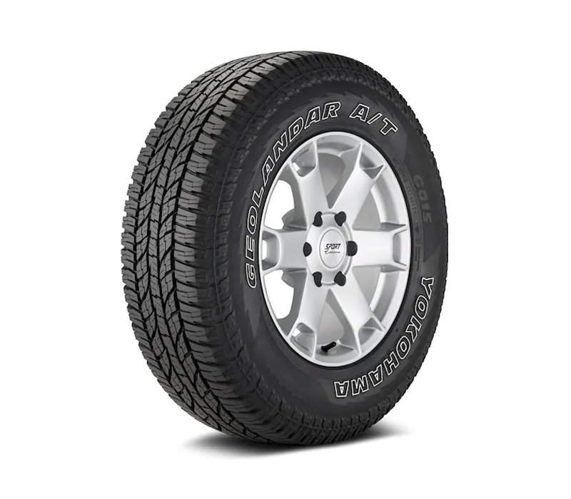 Pneu Yokohama Geolandar A/T G015 235/65R17 74H - Été, M+S, 3PMSF, Adhérence Sol Mouillé C