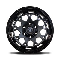 Grudge Offroad G08 Satin Black with Gloss Black Ring