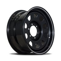 Grudge Offroad BWL Steel D-Hole Black W/White Line