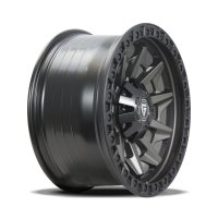Grudge Offroad F1 Fury Matte Gunmetal with Black Bead Ring