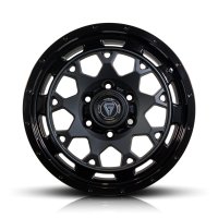 Grudge Offroad G08 Satin Black with Gloss Black Ring