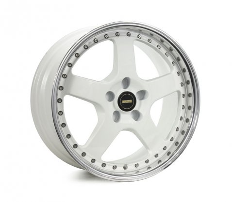 18x8.5 Simmons FR-1 White 5/114.3 P43 - Simmons Wheels