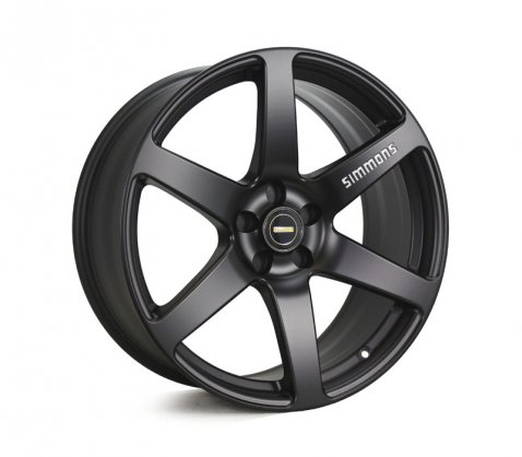 20x9.0 Simmons S6 Matte Black 5/108 P35 - Simmons Wheels