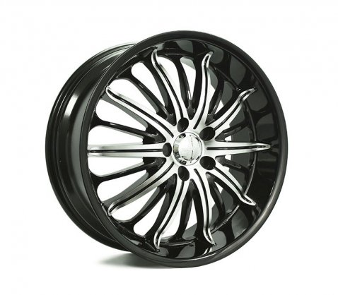 20x8.5 Akuza Belle 761 Black