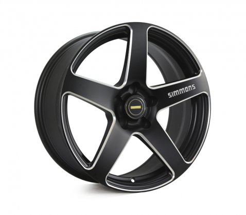 18x8.0 18x9.0 Simmons FR-CS Matte Black Chamfer Edge