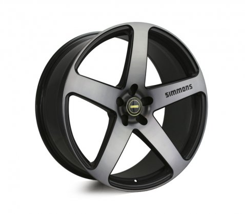 22x9.5 Simmons FR-C Black Tint NCT 5/127 P30 - Simmons Wheels