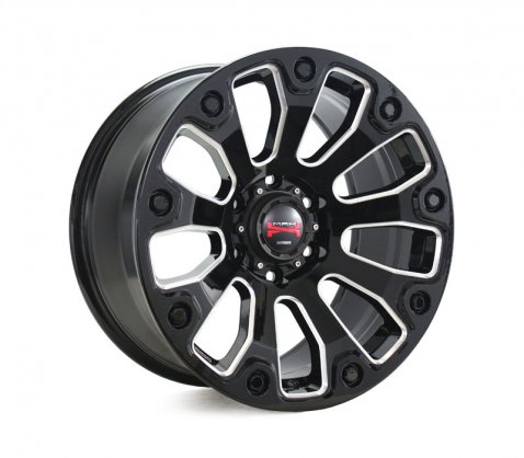 20x9.0 Simmons MAX X09 BKWA 6/139.7 P20 - Simmons Wheels