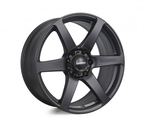 20x9.0 Simmons S6 Matte Black NCT 6/114.3 P25 - Simmons Wheels