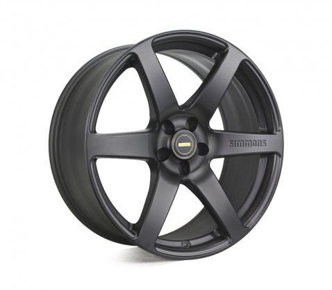 20x9.0 Simmons S6 Matte Black NCT - Simmons Wheels
