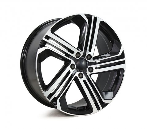 19x8.5 5586 VW5586 Black Machined 5/112 P45 - Style By VW