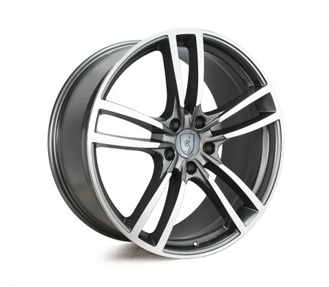 22x10 5628 Dark Grey Polished 5/130 P55