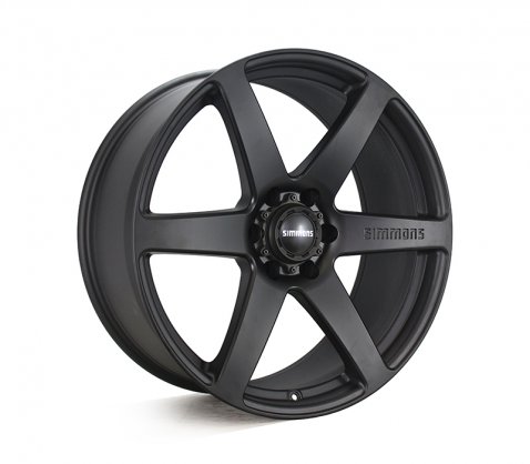 22x9.5 Simmons S6 Matte Black NCT 6/114.3 P20 - Simmons Wheels