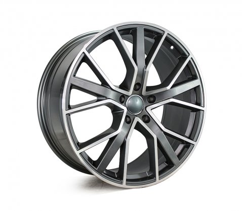 22x9.5 1332 AU1332 Dark Grey 5/130 P48 - Style By AU