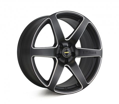 20x9.0 Simmons S6S Matte Black NCT 5/112 P35 - Simmons Wheels
