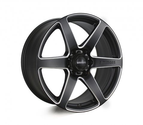 20x9.0 Simmons S6S Matte Black NCT 6/139.7 P35 - Simmons Wheels