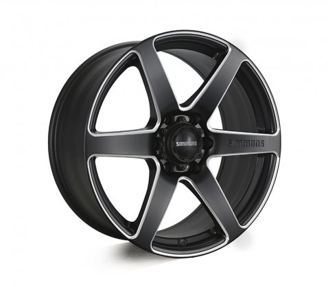 20x9.0 Simmons S6S Matte Black NCT 6/139.7 P20 - Simmons Wheels