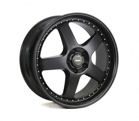 20x8.5 20x9.5 Simmons FR-1 Satin Black 5/108 P35 - Simmons Wheels