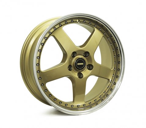 19x8.5 19x9.5 Simmons FR-1 Gold 5/105 P0 - Simmons Wheels