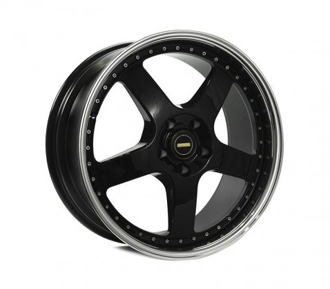 19x7.0 19x8.5 Simmons FR-1 Gloss Black 5/114.3 P35 - Simmons Wheels