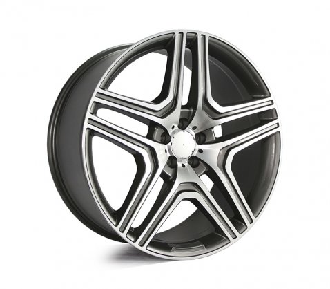 22x10 5346 ML63 Grey Polished 5/112 P48