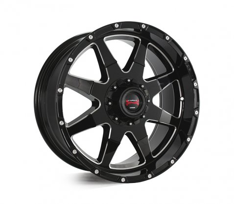 20x9.0 Simmons MAX T12 BKA 5/150 P12 - Simmons Wheels