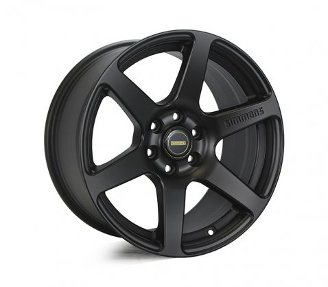 17x9.0 Simmons S6 Matte Black NCT - Simmons Wheels