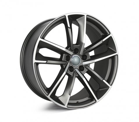 19x8.5 1329 Matt Grey Polished 5/112 P35 - Style By AU