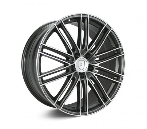 22x10 1350 Dark Grey Polished 5/130 P50 - Style By PC