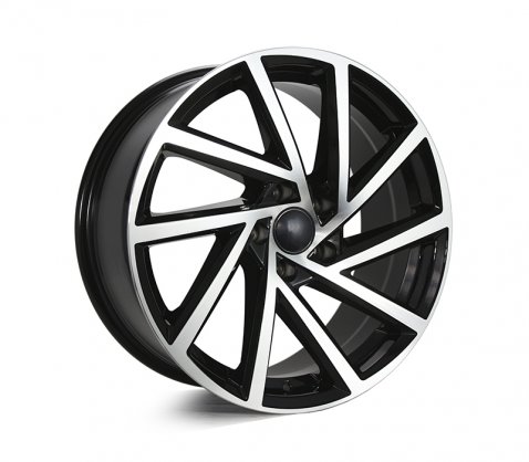 18x8.0 1361 Black Polished