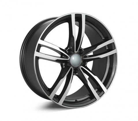 19x8.5 5468 Dark Grey Polished 5/120 P35