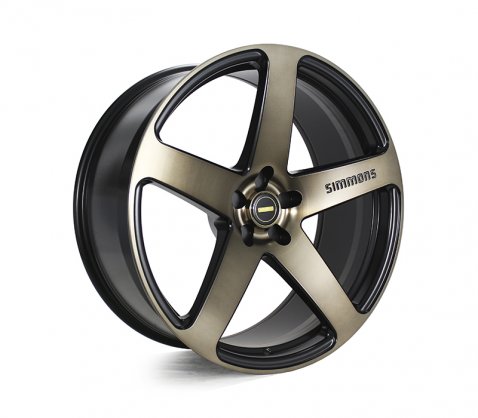 22x9.5 Simmons FR-C Copper Tint NCT 5/108 P25 - Simmons Wheels