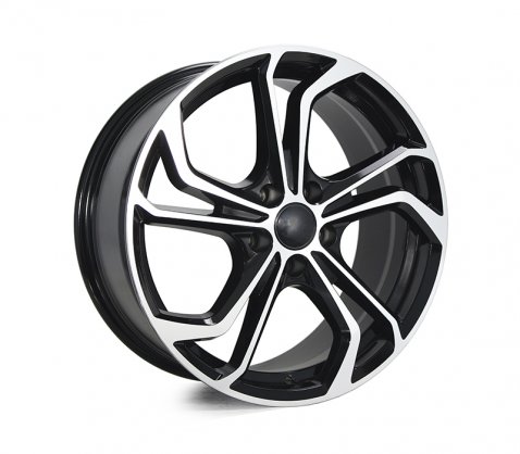 19x8.5 5665 Black Polished 5/112 P45