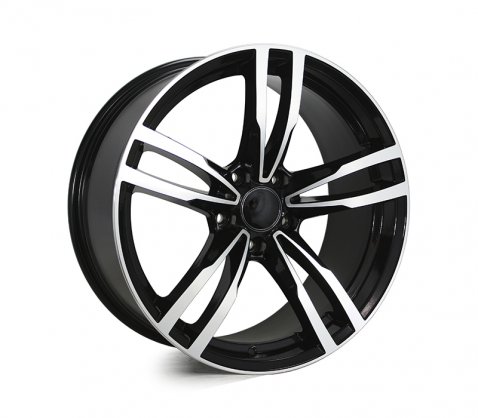 19x8.5 5468 Black Polished - Style By BM