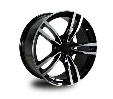 18x8.0 5468 Black Polished