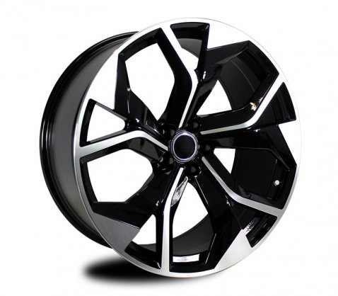 22x10 5673 Black Polished 5/112 P20