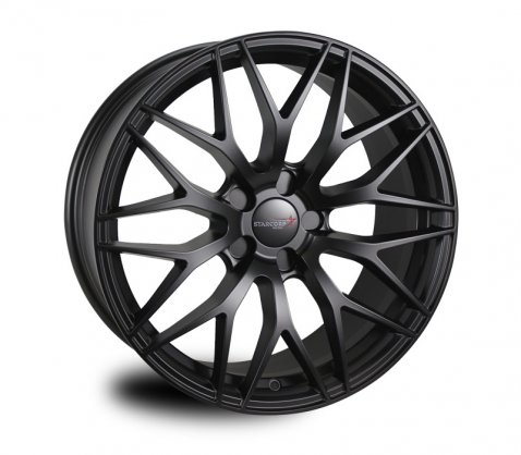 19x8.5 Starcorp Racing SR01 Satin Black 5/120 P38 - Starcorp Racing Wheels