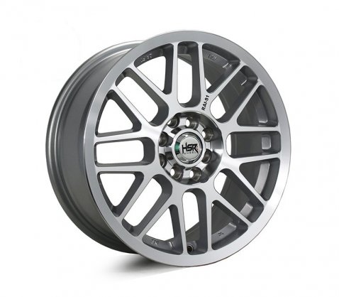 16x7.0 SC Racing LS20 Silver Milling Black 4/100 P40 - SC Racing Wheels