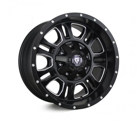 17x9.0 Grudge Offroad HAMMER Milling Window 5/120 P12 - Grudge Offroad Wheels