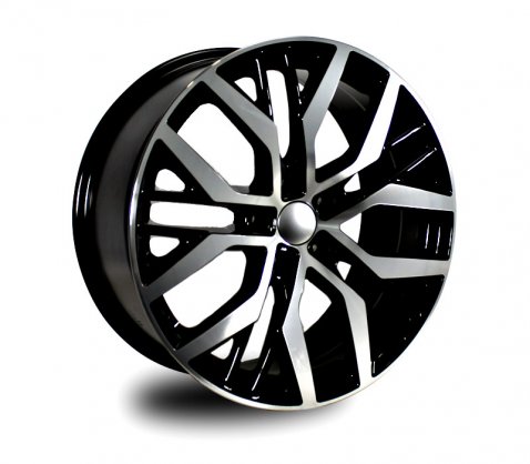 18x8.0 5436 Black Polished 5/112 P45 - Style By VW