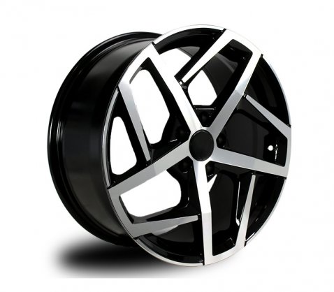 18x8.0 1388 Black Polished 5/112 P45 - Style By VW