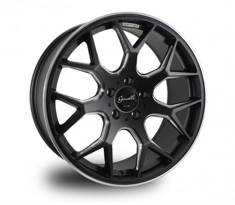 19x8.5 SC Racing 1835 Black Milling