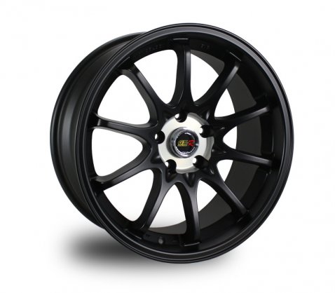 18x8.0 SC Racing 1637 Satin Black Machined Centre