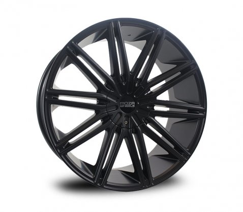 18x8.0 MOZA 913 Nighthawk Satin Black 6/120 P38 - MOZA Wheels