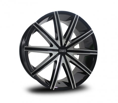 20x8.5 MOZA 908 Elegance Gloss Black Machined