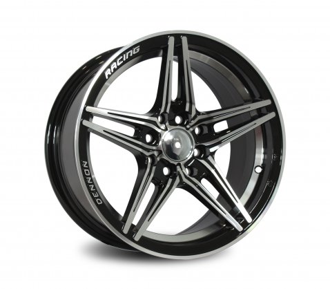 15x7.0 SC Racing DM622 Black Machine Face Undercut 4/100 P35