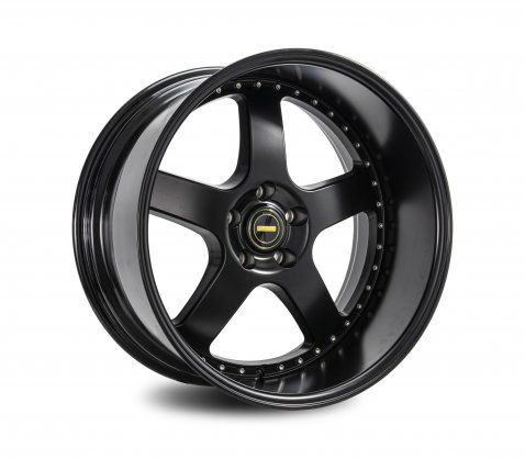 20x12 Simmons FR-1 Flow Form Satin Black 5/120 N63.6 - Simmons Wheels