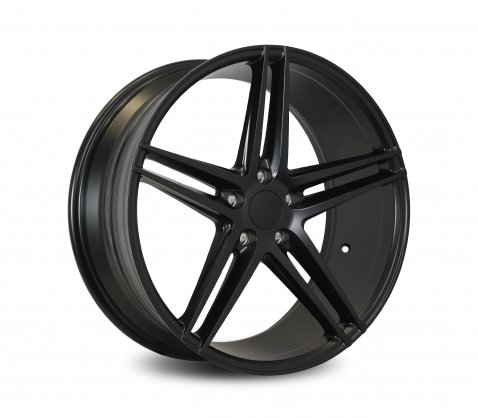 20x8.5 SC Racing L580 Full Paint Matt Black 5/114.3 P40 - SC Racing Wheels